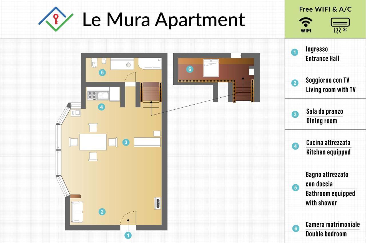 Le Mura Apartment By Tuscanywego Pisa Eksteriør billede
